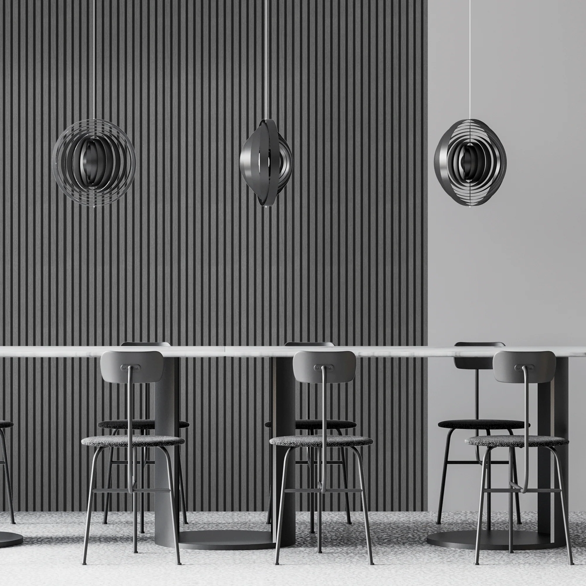 Akoestisch Wandpaneel Grijs Eiken - 260x60cm - Image 8