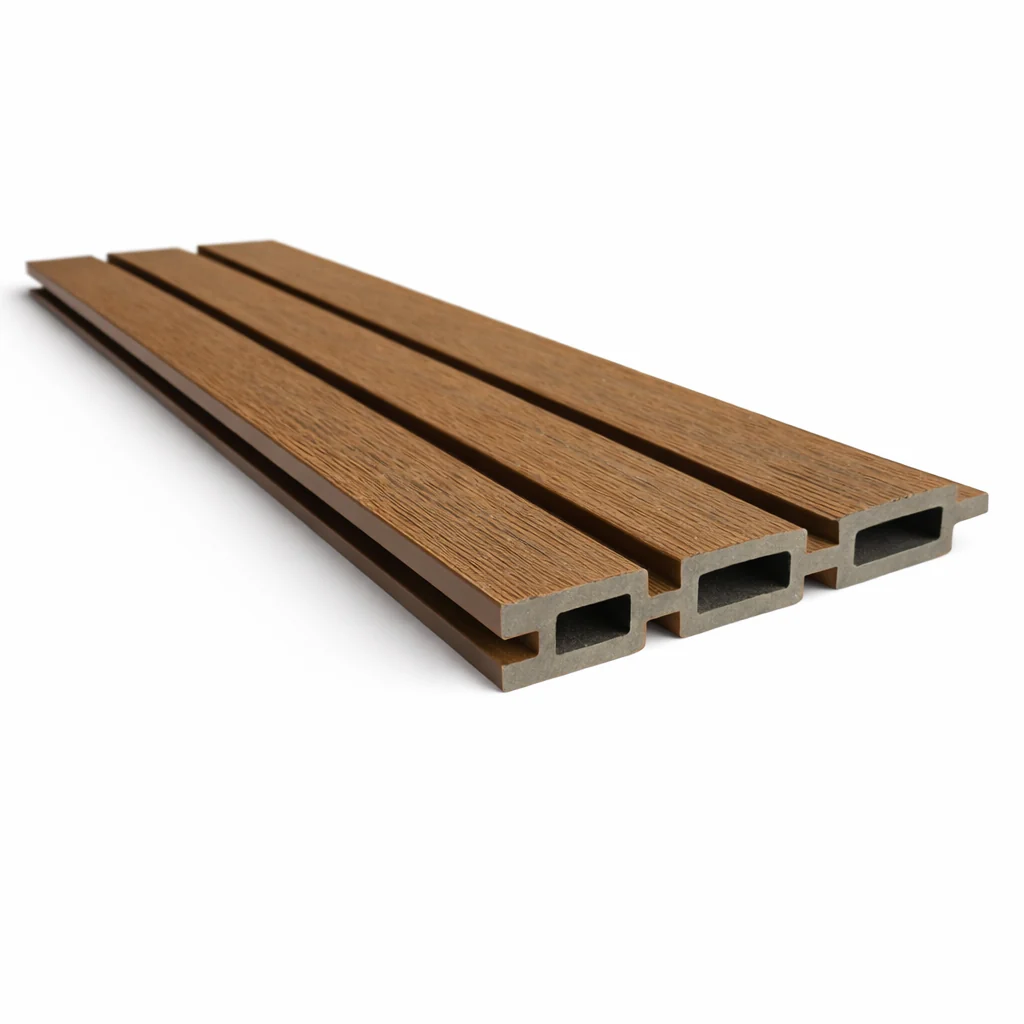 Composiet Schutting Rhombus Eiken - Exclusive (Tuinpalen niet inbegrepen) - Image 3